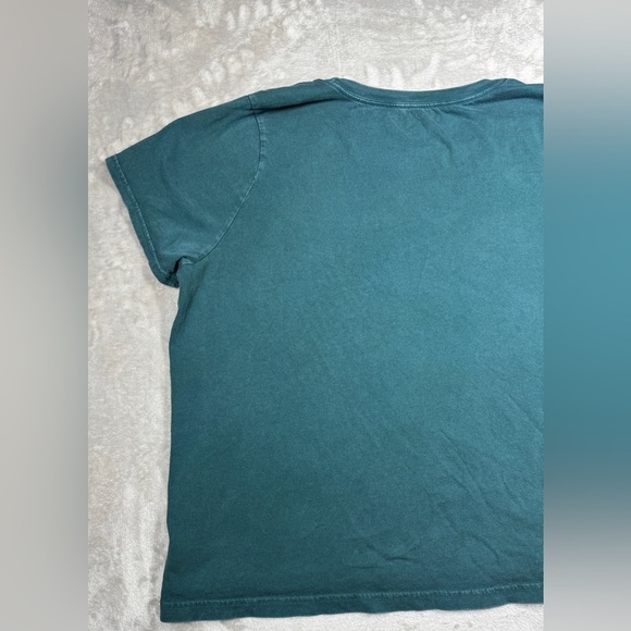 Lucky Brand Christmas Holiday Winter Green Cotton Crewneck T-Shirt Top Size XXL - Picture 11 of 14